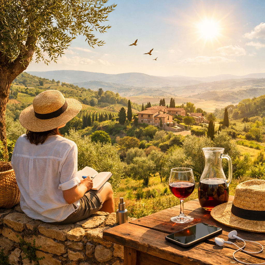 Digital Detox in Toscana: offline tra le colline degli ulivi