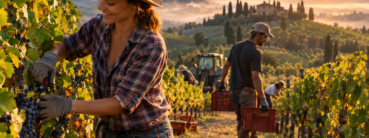 Vendemmia: Die Weinlese in der Toskana hautnah erleben