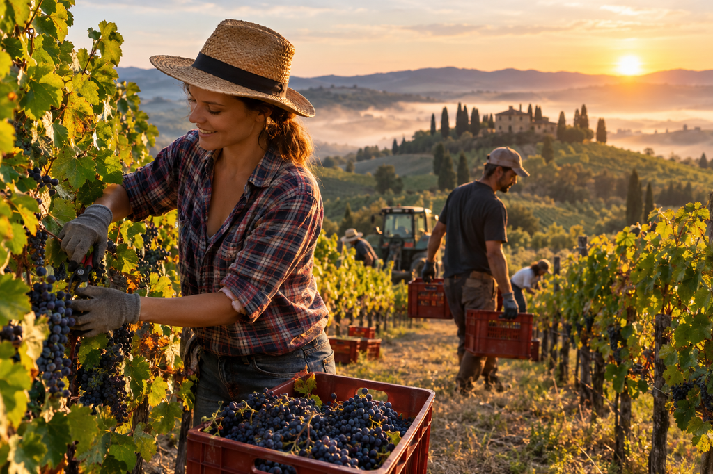 Vendemmia: Experience the grape harvest in Tuscany up close Vendemmia: Experience the grape harvest in Tuscany up close