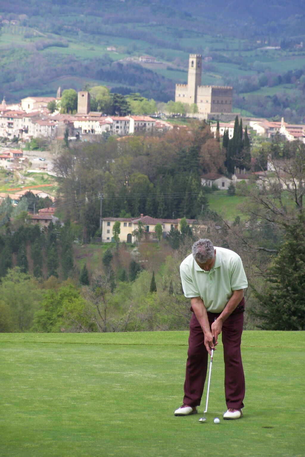 Golfista in Toscana