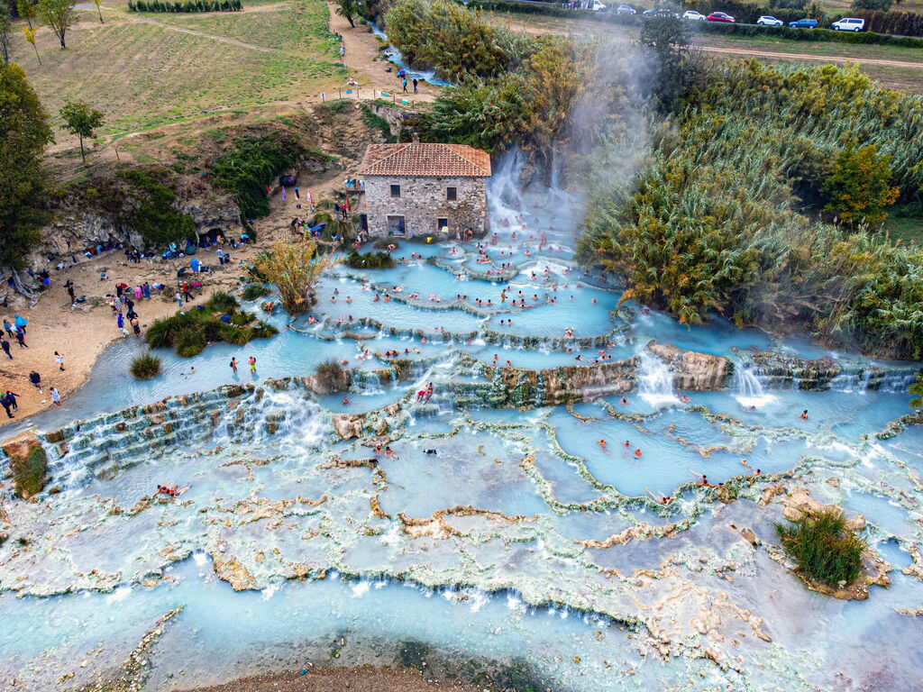 Thermalquelle von Saturnia erkunden
