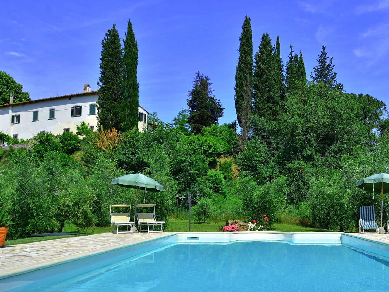 Villa Buonaparte: Garten