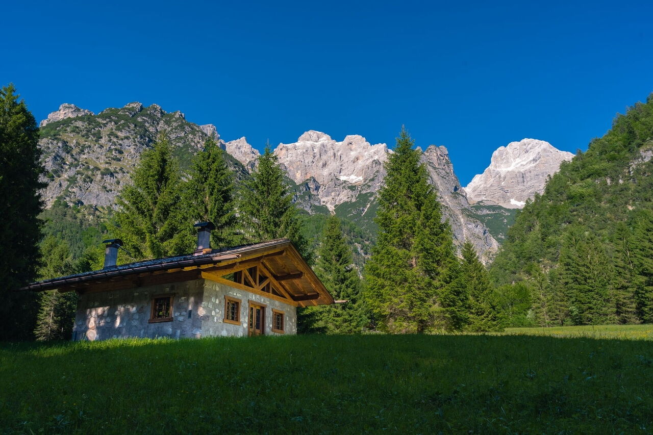 Almhütte Comano: Exteriéry, Otevřeno