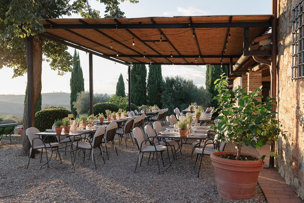 Villa Sulle Crete: Balcony / Terrace / Patio