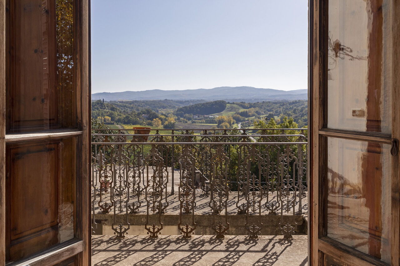Villa La Cicogna Tuscany: Balcone / Terrazza / Patio, Vista Panoramica