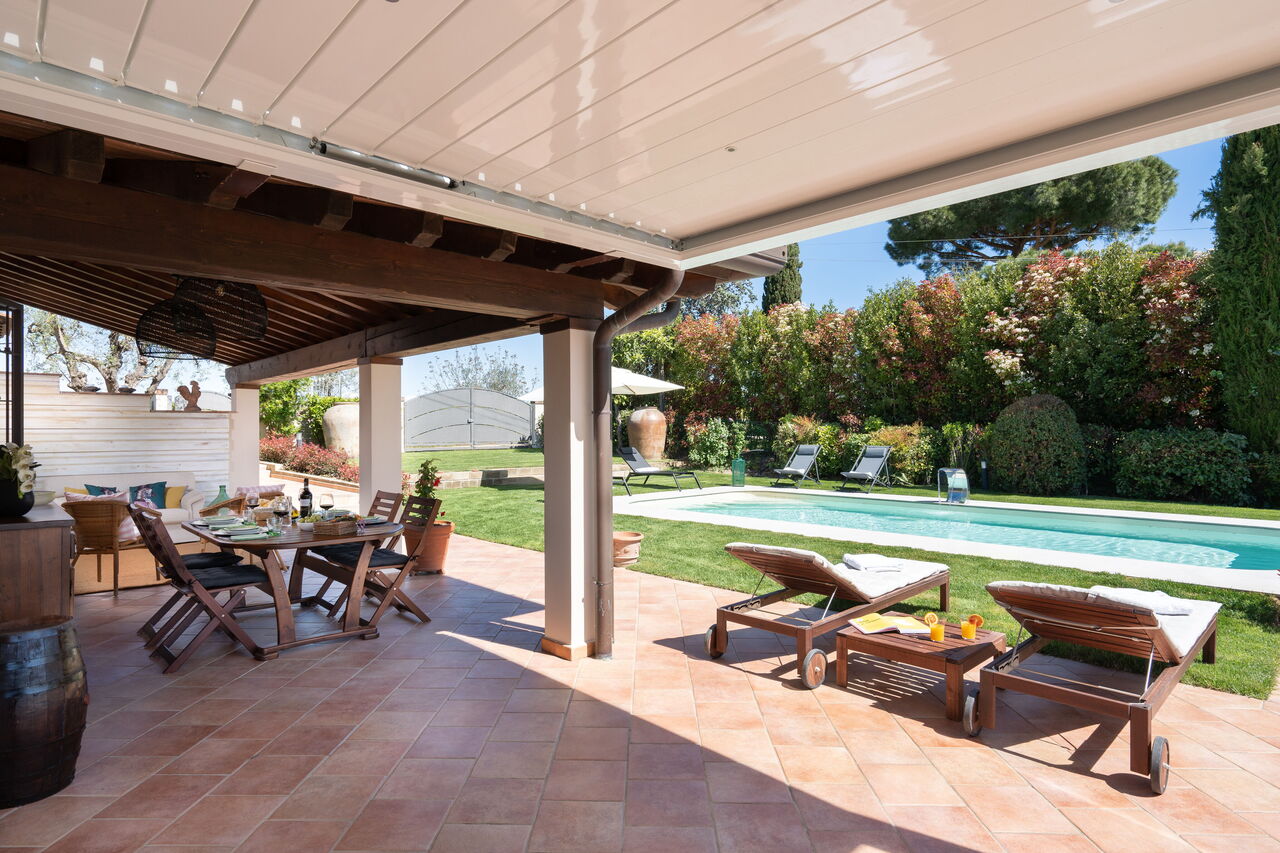 Villa Di Pillo: Außen, Balkon / Terrasse / Patio, Draussen