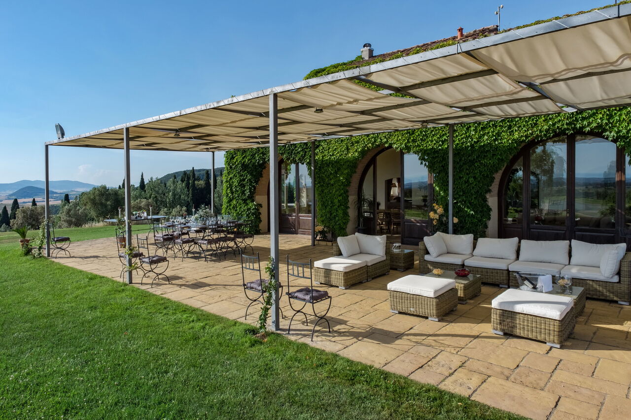 Villa Bagnoli: Außen, Balkon / Terrasse / Patio, Draussen
