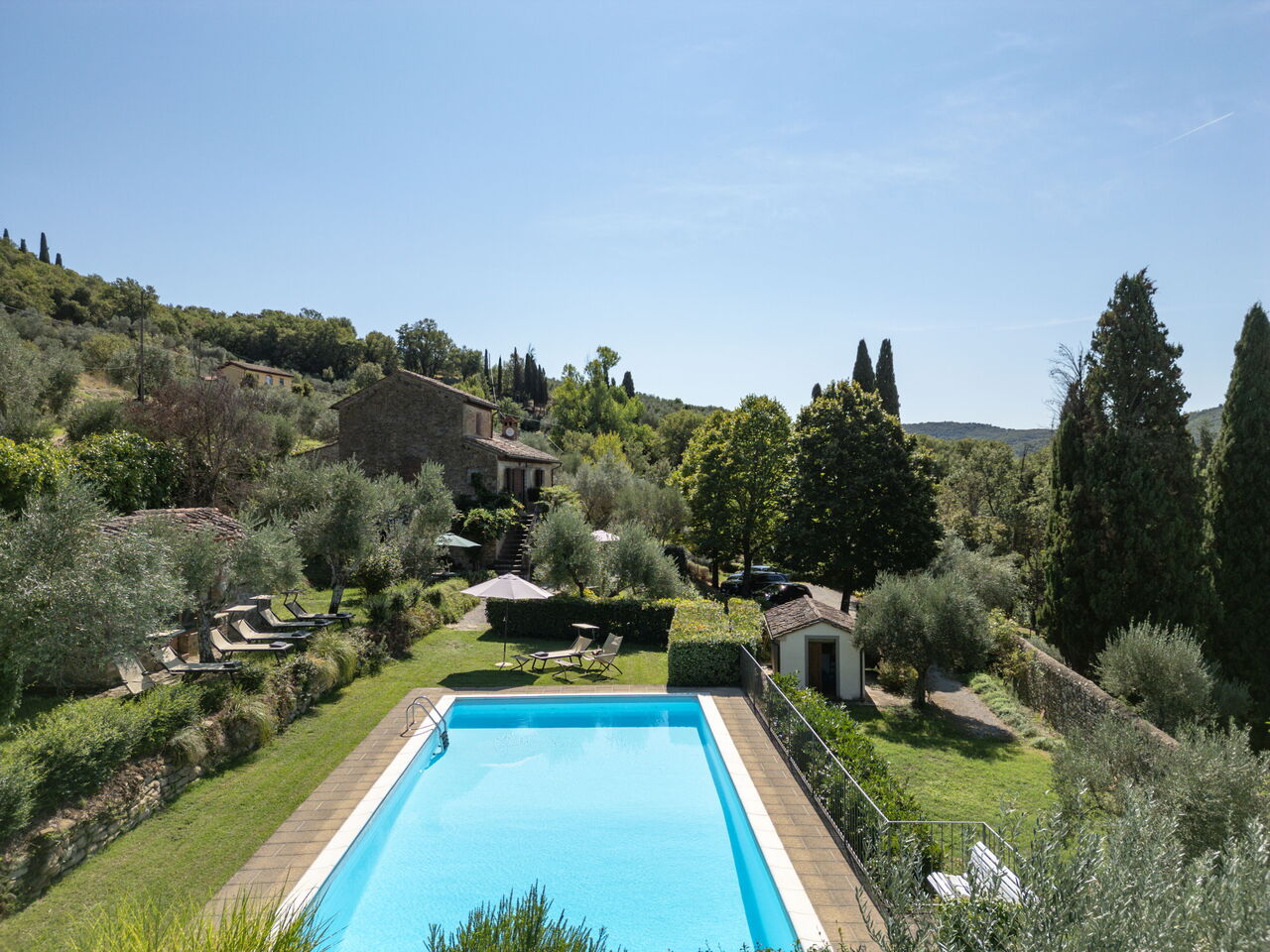 Villa Delle Rose: Aerial view