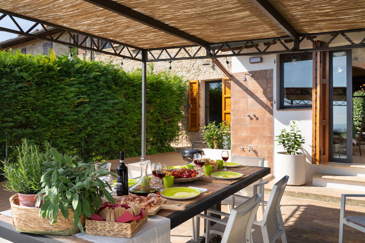 Casa Meletta: Außen, Balkon / Terrasse / Patio, Draussen