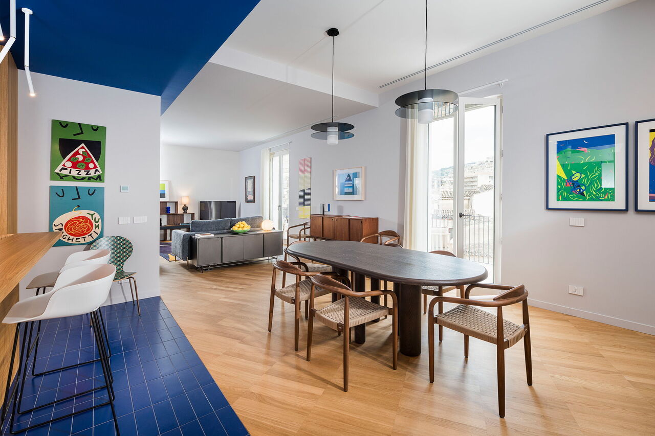 Il Monumento: Dining Room, Kitchen, Living Room