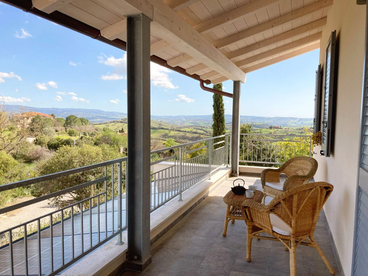 Villa Ombrone: all'aperto, Balcone / Terrazza / Patio, Esterni, Vista Panoramica
