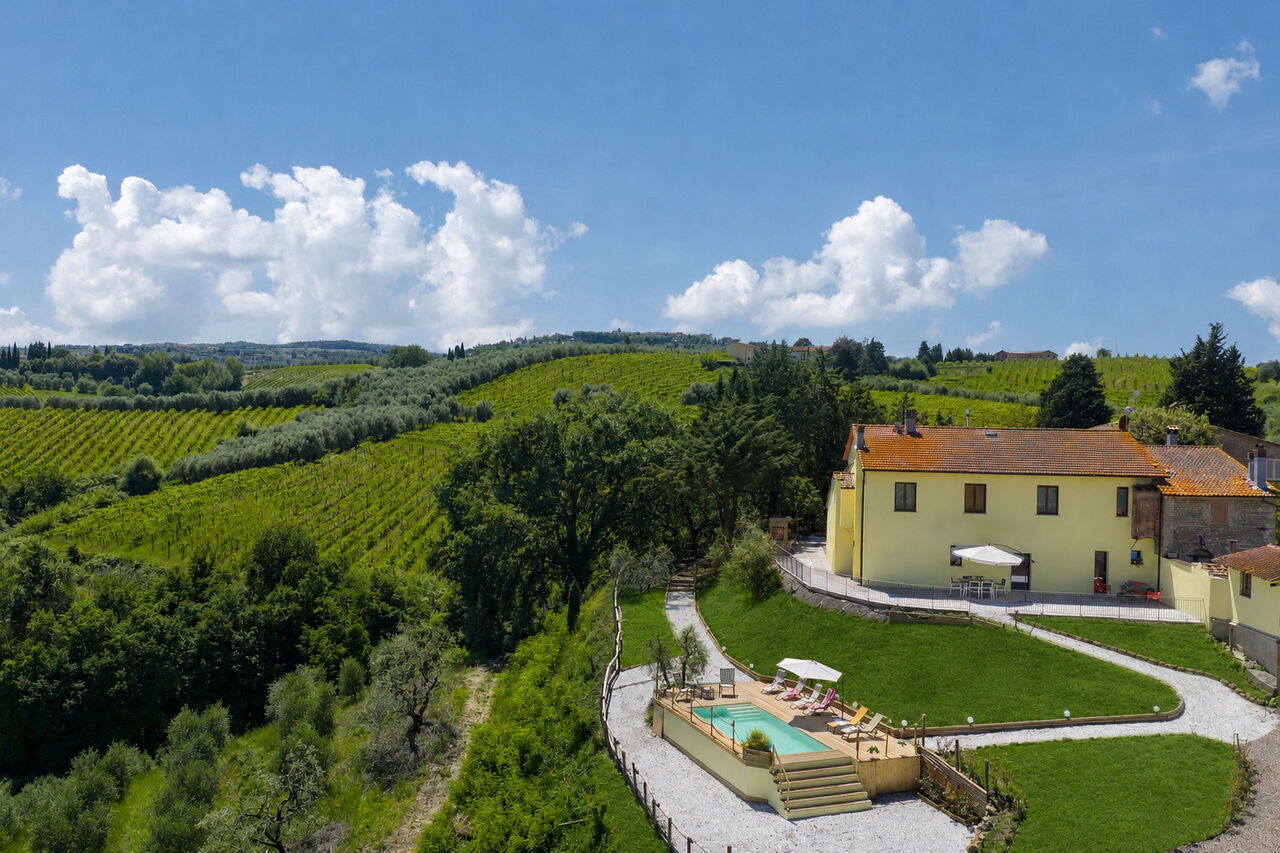 Villa i Fiori: Ansichten, Außen, Garten, Schwimmbad, Sommer