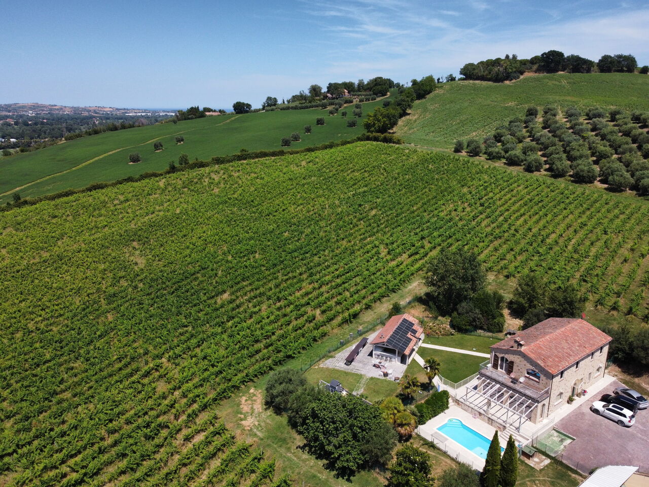 Tenuta Marino - Villa Privata Vista Vigneti con Pi