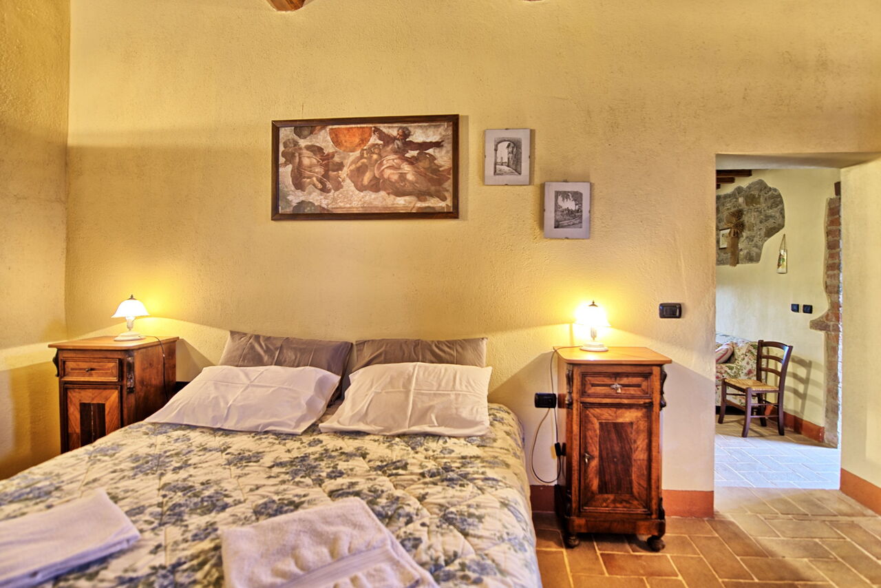 Podere OriettaUbytování:&nbsp;: Ložnice